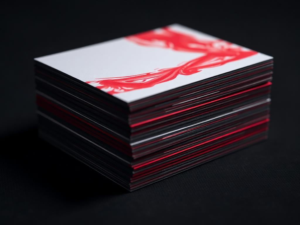 Painted Edge Cards
